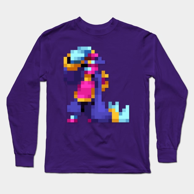 Hsien-Ko low-res pixelart Long Sleeve T-Shirt by JinnPixel